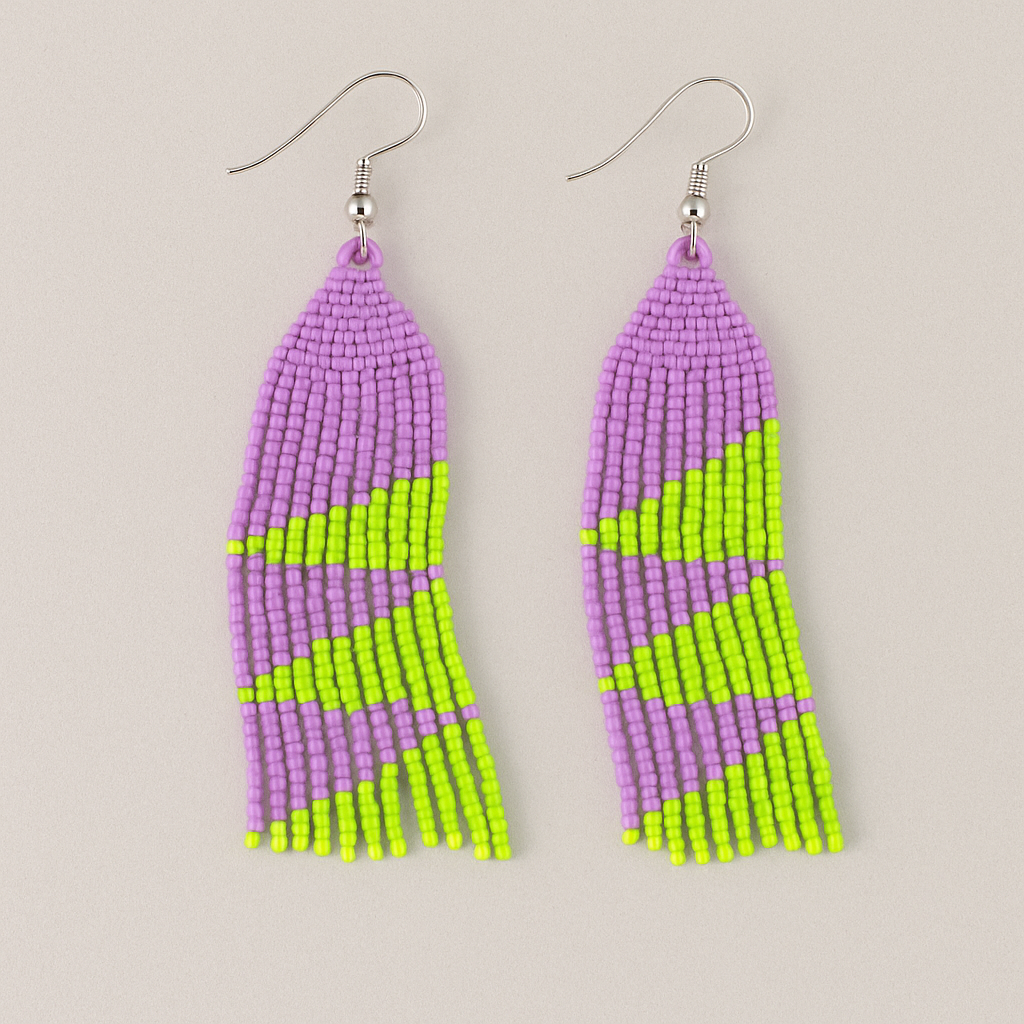 Eclectic Violet & Neon Green