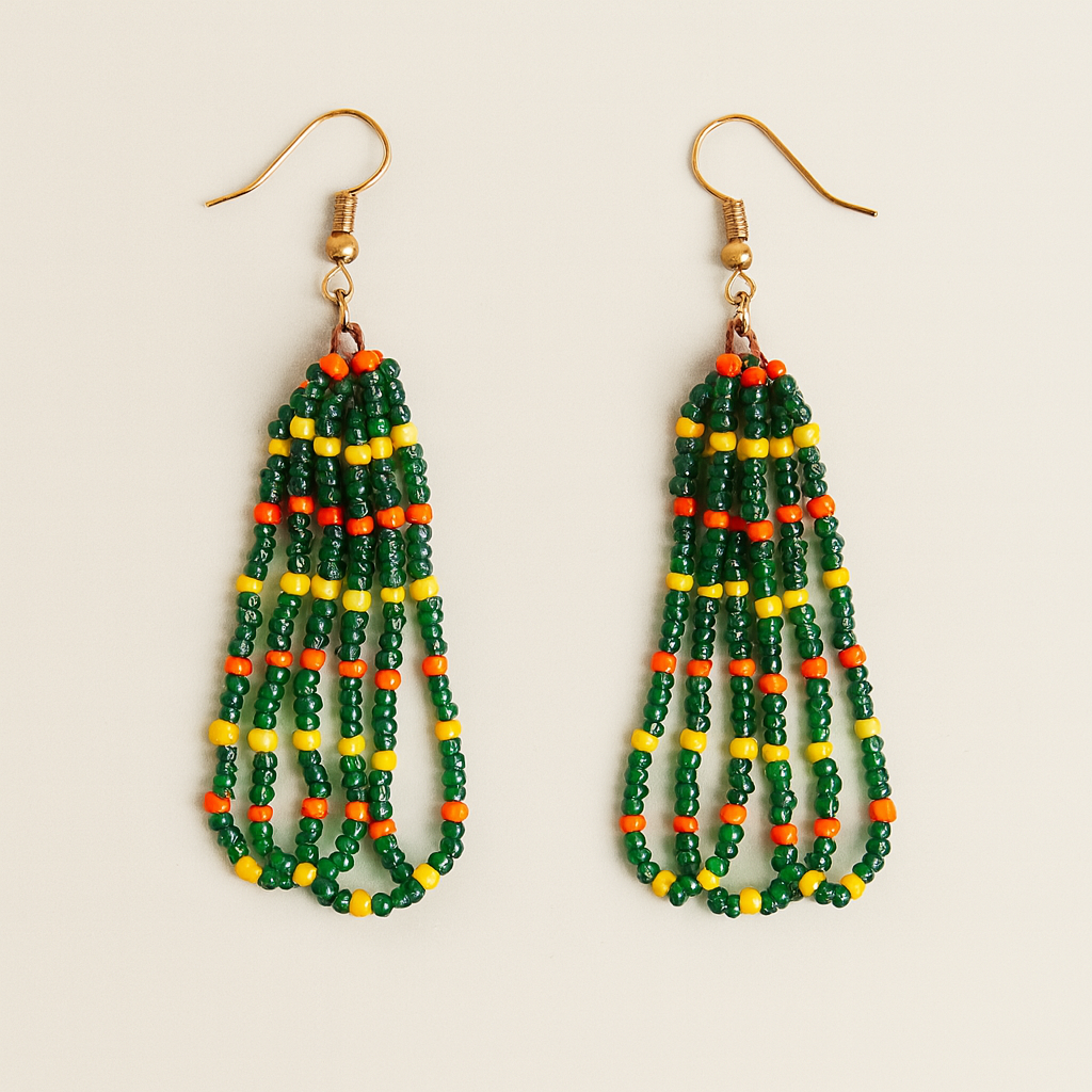 Grace Earrings – Multicolor Cascade Elegance from the Genesis Collection